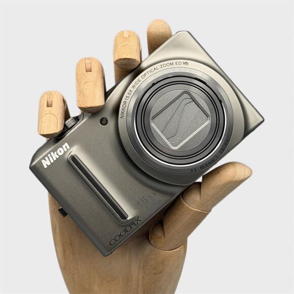 Nikon Coolpix S9050 Digital Camera | 12MP | Silver/Gray - Picture 1 of 5